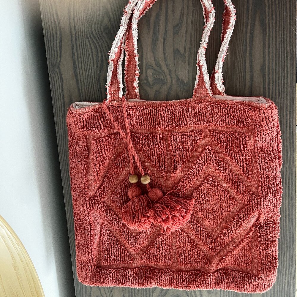 Beautiful Dark Coral Tote Bag